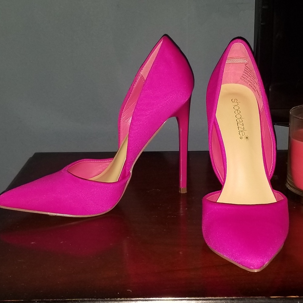 👠Shoe dazzle fuchsia amandalyn size 6.5